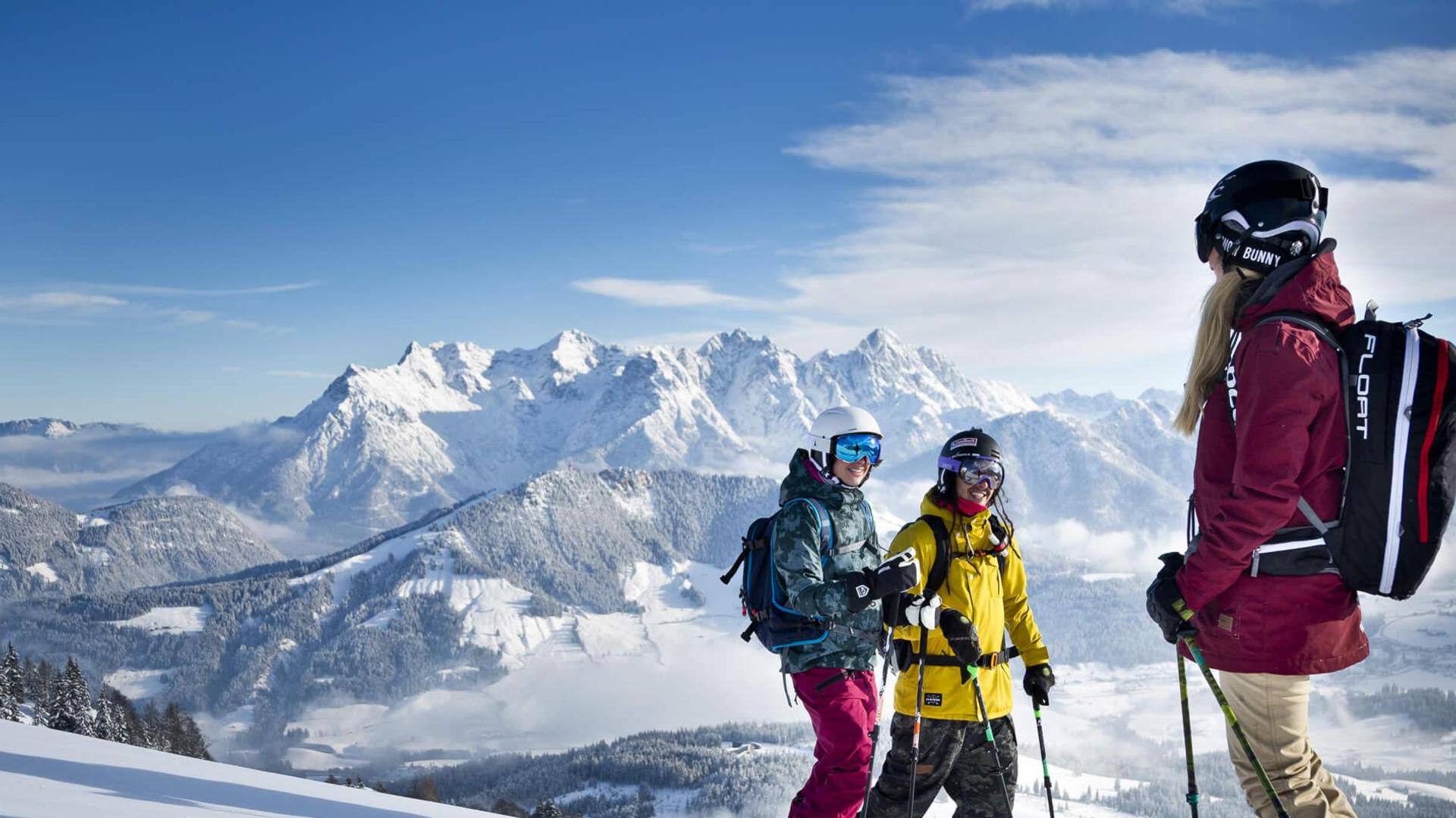 Schifahrer finden in Saalbach Hinterglemm ein wahres Paradies für ihren Winterurlaub!